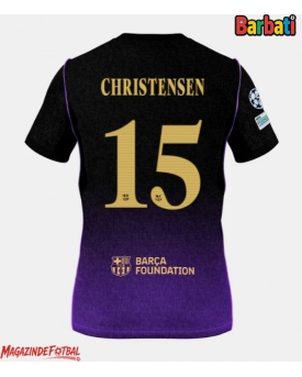Barcelona Andreas Christensen #15 Tricou Fotbal Replică 2026-27 Barbati Deplasare Barcelona Andreas Christensen #15 Tricou Fotbal Replică 2026-27 Barbati Deplasare
